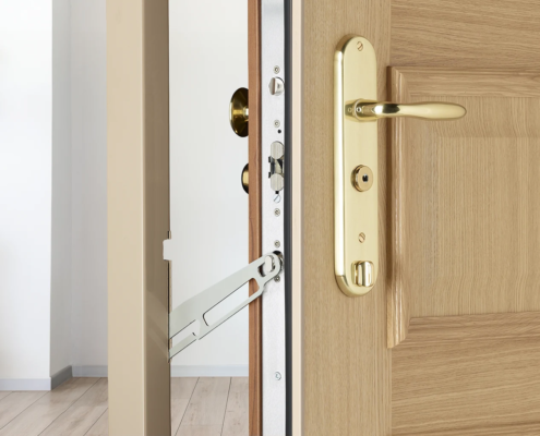 Porte blindee fichet Spheris XP ouverte