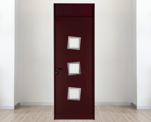 Porte blindee fichet Stylea SI imposte pleine